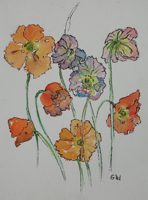 Art - Painting - Flowers